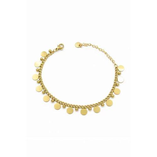 Pullu Bileklik - Altın