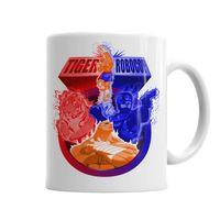 Tiger Robocop Kupa Bardak Porselen