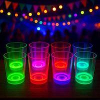 Eğitici Çocuk  PartyGlow Neon Mor Bardak 8.5 x 10.5 cm