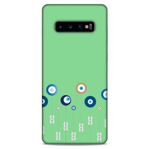 Nazarium (31) Desenli Silikon Kapak Samsung Galaxy S10 Plus Kılıf