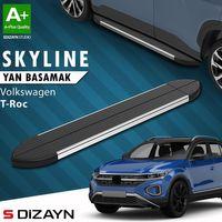 S-Dizayn VW T-Roc Skyline Krom Yan Basamak 173 Cm 2019 Üzeri A+ Kalite