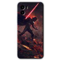 Vivo Y15s Kılıf HD Desen Baskılı Arka Kapak - Darh Vader Wars + Kırılmaz Cam
