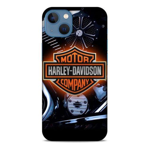 Apple iPhone 13 Mini Uyumlu Kılıf Motorsiklet (13) Silikon Kap Harley Davidson