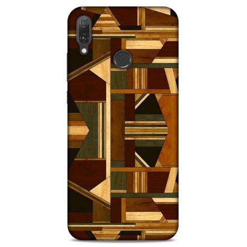 Lopard Huawei Y9 2019 Uyumlu Kılıf Wood'X (42) Rugged Armor Kılıf Desenli