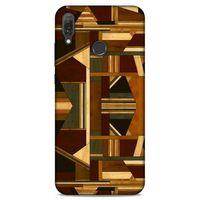 Lopard Huawei Y9 2019 Uyumlu Kılıf Wood'X (42) Rugged Armor Kılıf Desenli