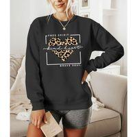 Kadın Uzun Kollu Bisiklet Yaka Desenli Viskon Iki Iplik Bluz