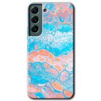 Samsung Galaxy S22 Plus Kılıf HD Desen Baskılı Arka Kapak - Bubbles 1