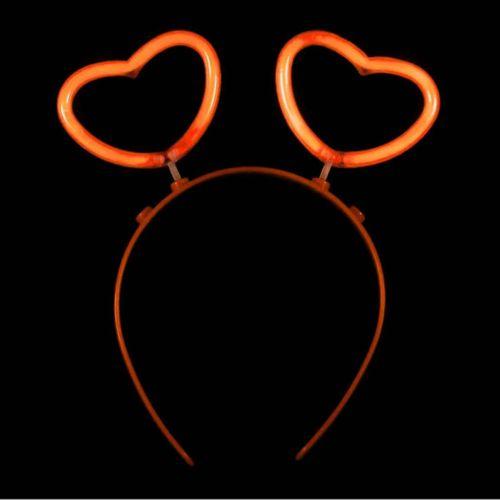 Glow Karanlıkta Yanan Fosforlu Kalp Taç 12 Adet - Lisinya