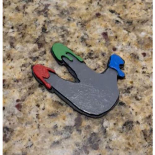 Parmak Boyama Rozeti (Bu ürün Sadece Plastik parçadır - Almadan Önce Soru Sorabilirsiniz)