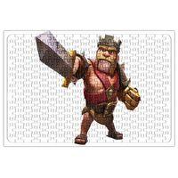 Clash of clans Rei Barbaro Puzzle 240 Parça Yapboz