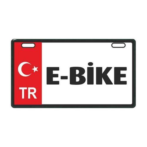 SEVGENT Kırmızı E-Bike Plakalık