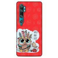 Animax Kırmızı Kızılderili Baykuş Xiaomi Mi Cc9 Pro Kılıf Desenli Silikon