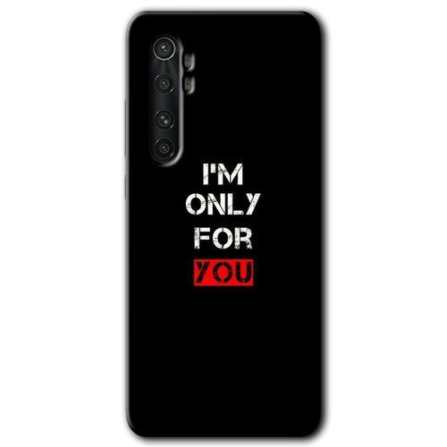 Xiaomi Mi Note 10 Lite HD Baskılı Kılıf + 9D Tam Ekran Koruyucu - For You