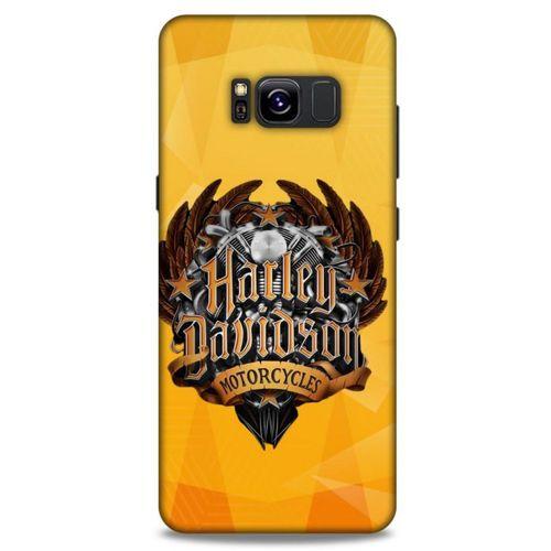 Samsung Galaxy S8 Uyumlu Kılıf Motorsiklet (37) Silicone Cover Harley Davidson