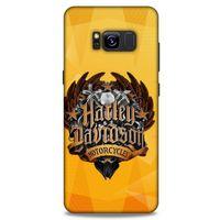 Samsung Galaxy S8 Uyumlu Kılıf Motorsiklet (37) Silicone Cover Harley Davidson