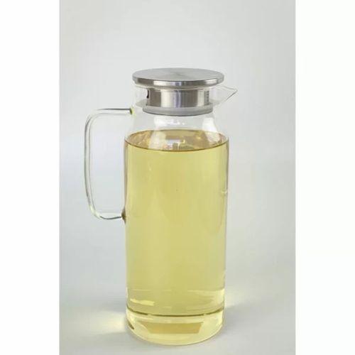 1500 Ml Borosilikat Cam Su Sürahisi - Metal Kapaklı Ve Isıya Dayanıklı