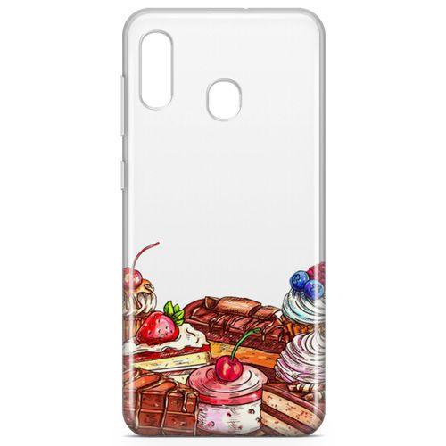 Samsung Galaxy A40 Kılıf Pasta Malzemeleri Arka Kapak Koruma Desenli Full Koruyucu