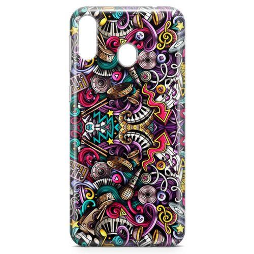 Samsung Galaxy M20 Kılıf Youtuber Doodle Arka Kapak Koruma Desenli Full Koruyucu