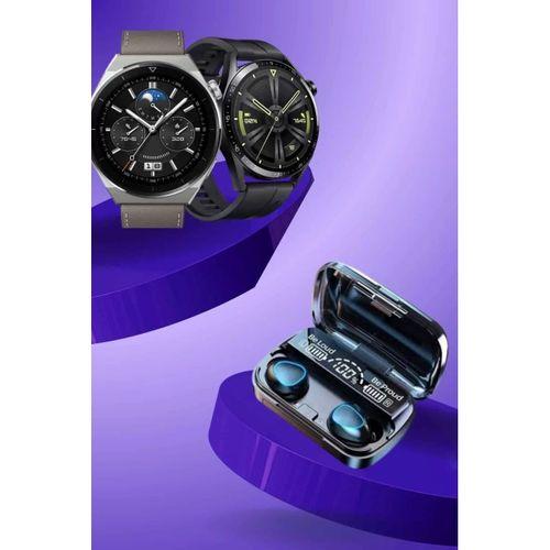 İkili Set Akıllı Saat Ve Bluetooth Kulaklık Kablosuz Uzun Pil Ömrü Spor Modları