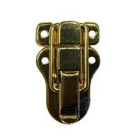 Sandık, Kutu Klipsi, Ön Kilidi - 48x30mm, Altın, 1 Adet