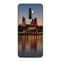Oppo Reno 2z Uyumlu Kılıf Azarbaijan (28) Arka Kapak Alov Kuleleri