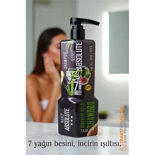 Modacar Profesyonel Nano Absolute Şampuan – 7 Zeytinyağı & İncir Özlü, 1000 ml