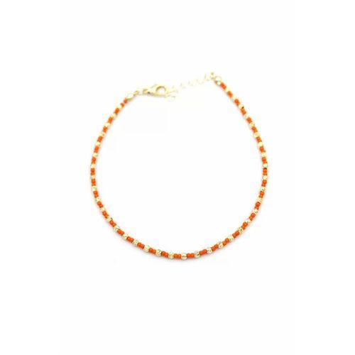 Dorika Boncuk Halhal - Turuncu