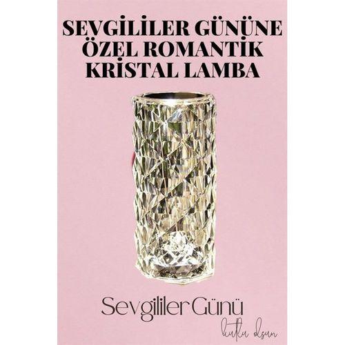 Sevgililer Gününe Özel Romantik Kristal Gece Lambası Sevgiliye Hediye