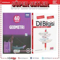 Okyanus TYT 40 Seans Geometri ve AKM Dil Bilgisi Soru Bankası Seti 2 Kitap