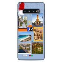 Lopard Samsung Galaxy S10 Uyumlu Kılıf Şehirli ※ (35) İzmir Fit Design Kılıf