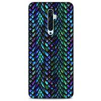 Oppo Reno 2z Kılıf Dragons (1) Kılıfı Ejderha Pulları Rainbow