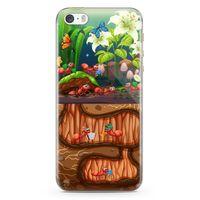 Apple iPhone 5s Kılıf Karınca Yuvası Arka Kapak Koruma Desenli Full Koruyucu