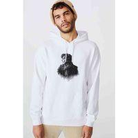 Sherlock Eskiz Baskılı Beyaz Erkek Kapşonlu Sweatshirt