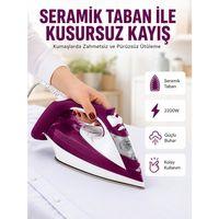 Buharlı Kablolu Ütü 2200 Watt Kireçlenme Önleyici Şok Buharlı Yeni Nesil