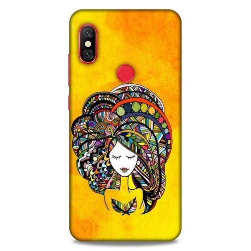 Lopard Xiaomi Redmi Note 6 Pro Uyumlu Kılıf Sürreal Yüzler ♀ (34) Slim Armor Kılıf Desenli