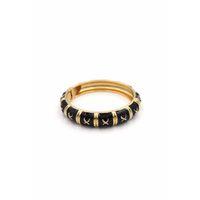 TF Sim Mineli Bilezik - Siyah