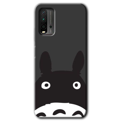 Xiaomi Redmi 9T Kılıf Baskılı Kapak - Şaşkın Eşek + 5D Tam Kaplayan Cam