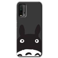 Xiaomi Redmi 9T Kılıf Baskılı Kapak - Şaşkın Eşek + 5D Tam Kaplayan Cam