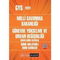 2023 Milli Savunma Bakanlığı Görevde Yükselme ve Unvan Değişikliği Sınavı Konu Anlatımlı Soru Bankası Pegem Yayınları