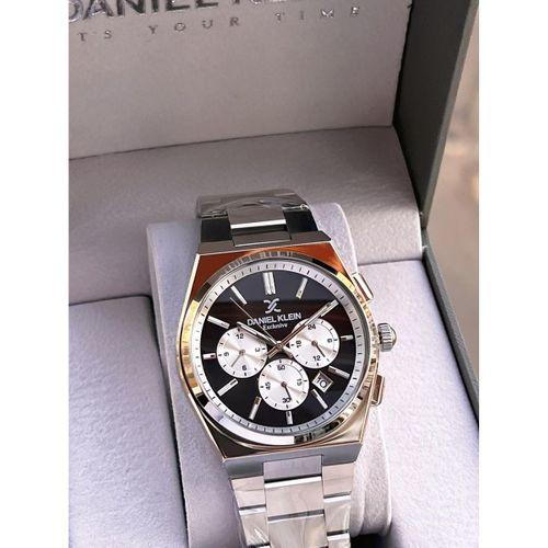 Daniel Klein Prx Kasa Kronometreli İtalyan Tasarım Bileklik Hediyeli Garantili Erkek Kol Saati PRx.1