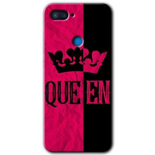 Potkal Hediye Fabrikası Xiaomi Mi 8 Lite Kılıf HD Desen Baskılı Arka Kapak - Queen