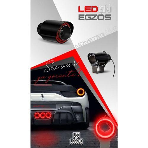 Ledli Egzoz Ucu Beyaz / Eguc180-5