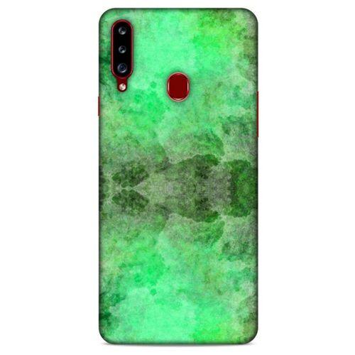 Mermer Desenli (22) Tema Tam Koruma Kılıfı Açık Yeşil Samsung Galaxy A20s Kılıf