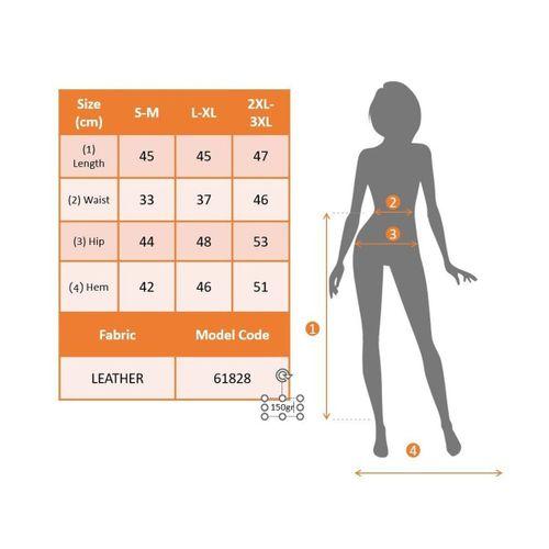 Kadın Yüksek Bel Yandan çapraz Bağcıklı Yırtmaçlı Mini Deri Etek