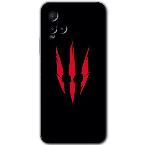 Vivo Y33s Kılıf HD Desen Baskılı Arka Kapak+Temperli Cam - Ayı Pençesi