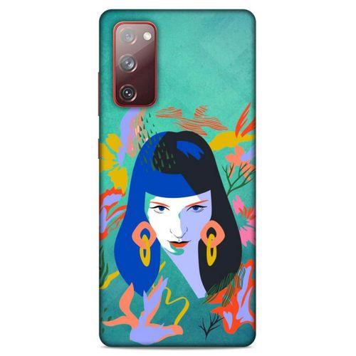 Lopard Samsung Galaxy S20 Fe Uyumlu Kılıf Sürreal Yüzler ♀ (12) Koruyucu Silikon Desenli