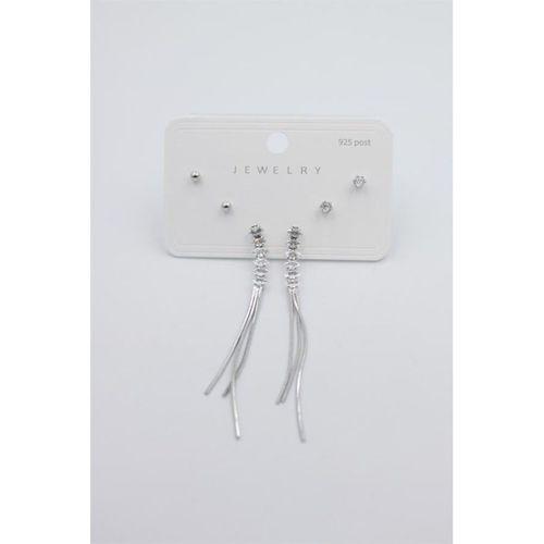 Çoklu Set Küpe - Gümüş