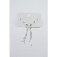 Çoklu Set Küpe - Gümüş