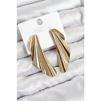 Pirinç Tül Model Gold Renk Kadın Küpe