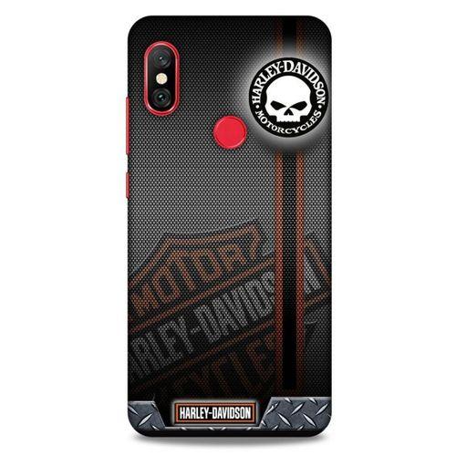 Xiaomi Redmi Note 6 Pro Uyumlu Kılıf Motorsiklet (46) Core Armor Kılıf Harley